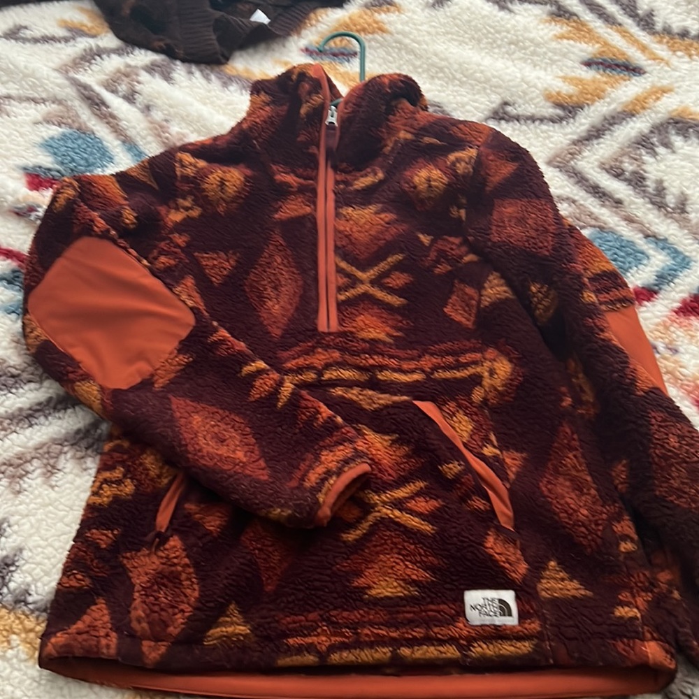 North face Sherpa zip up